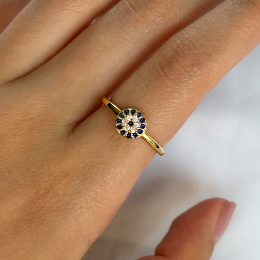 ANILLO OJO AZUL
