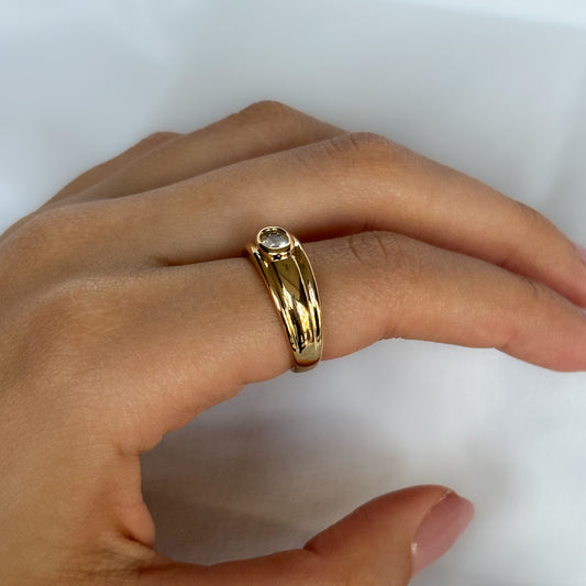 ANILLO CHUNKY CRISTAL OVAL