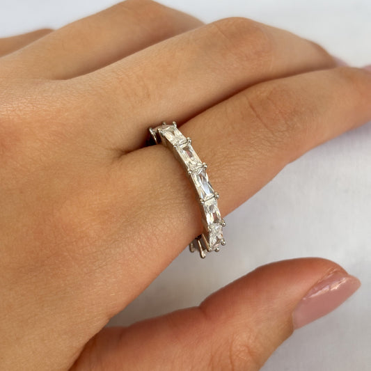 CRISTAL BAGUETTE II CRISTAL CLEAR SILVER