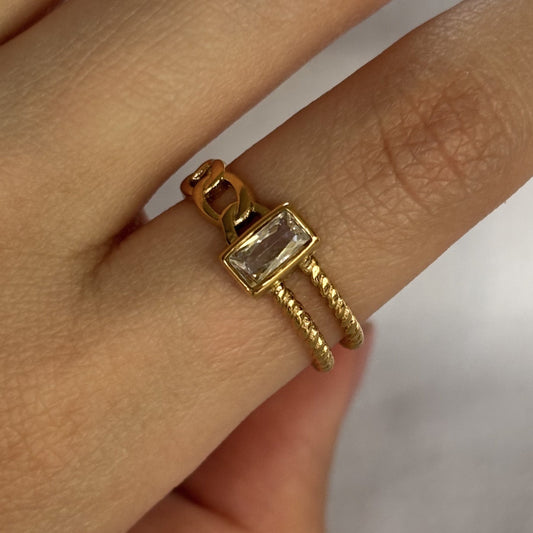 ANILLO MAXIM CRISTAL CLEAR