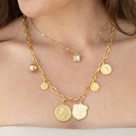 COLLAR ADRIANNE DIJES MONEDAS