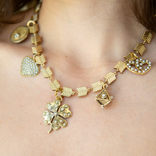 COLLAR TREBOL CHARMS