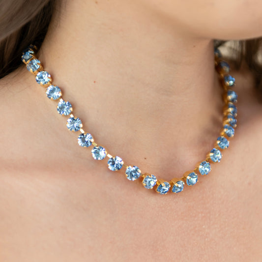 COLLAR SHINE BABY BLUE -G